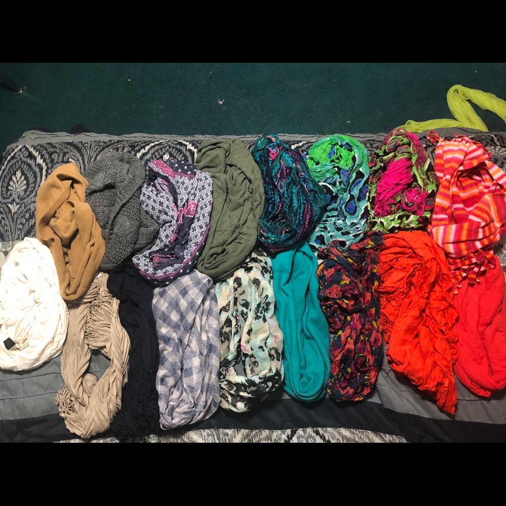Scarves for $5 each!